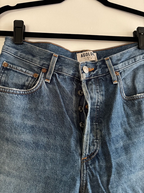 Agolde Denim - Agolde High-Rise Straight Leg Jeans